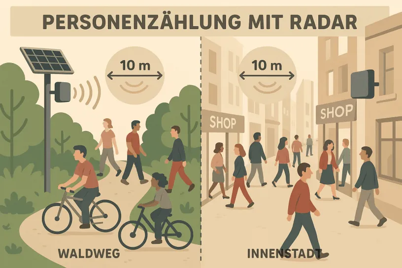 Radar-Personenzählung
