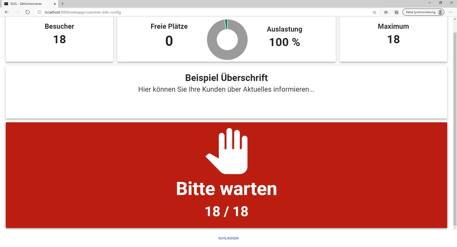 Brandschutz & Maximalbelegung